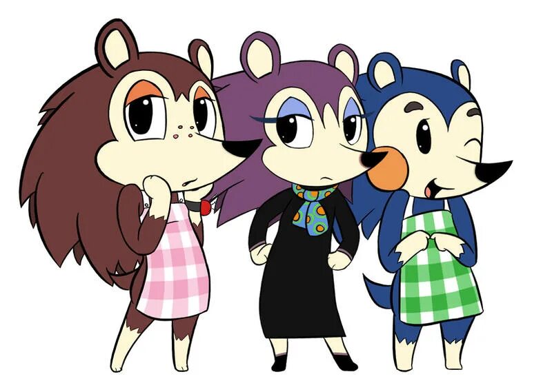 We able. Энимал Кроссинг Сэйбл. Сестры Эйбл animal Crossing. Энимал Кроссинг персонажи ежиха. Энимал Кроссинг ежиха Мейбл.