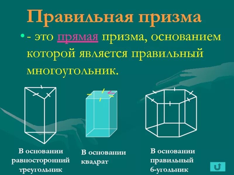 Основанием правильной треугольной призмы является. Треугольная Призма для стереометрии. Прямая и правильная Призма. Правильная Призма. Правильная Призма Призма.