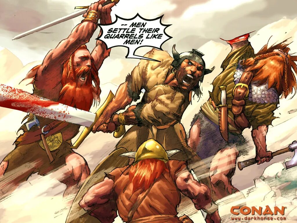 Конан 7. Conan комикс обои. Комикс Конан 1 часть. Варвар и ракета. The Barbarian and the troll арт.