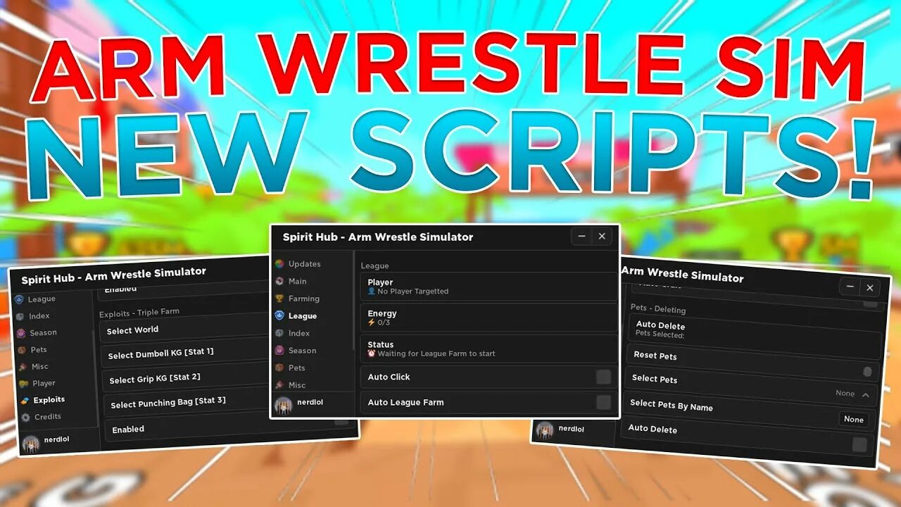 Arm wrestle simulator script