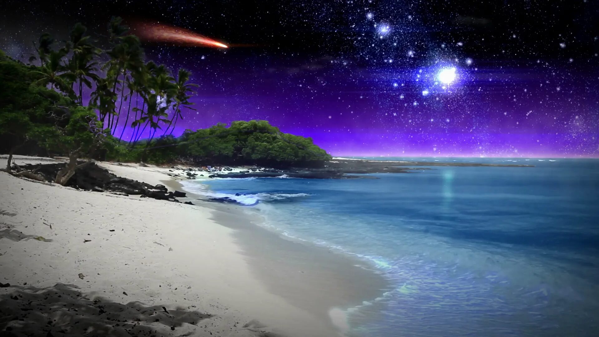 Space beach. Будущее море. Инопланетный пляж. Фантастические космические пейзажи. Space beach.