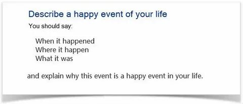Event be happy