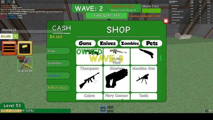 Скрипт zombie