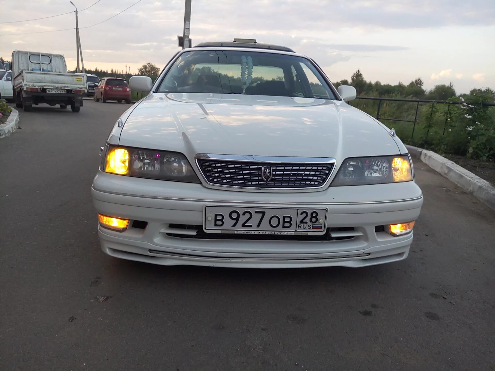 Фары mark 2. Желтые поворотники mark2 100.