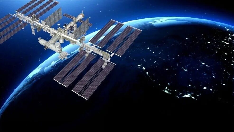 Какая космическая станция сейчас работает. Международная Космическая станция МКС. Международная Космическая станция ISS. МКС Роскосмос. Современная орбитальная станция.