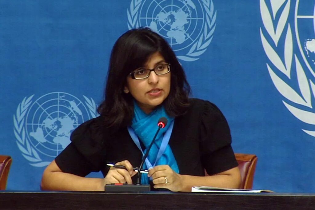 Равина Шамдасани. Представитель УВКПЧ Равина Шамдасани. Комиссара ООН по правам человека Равина Шамдасани. Равина Шамдасани фото.