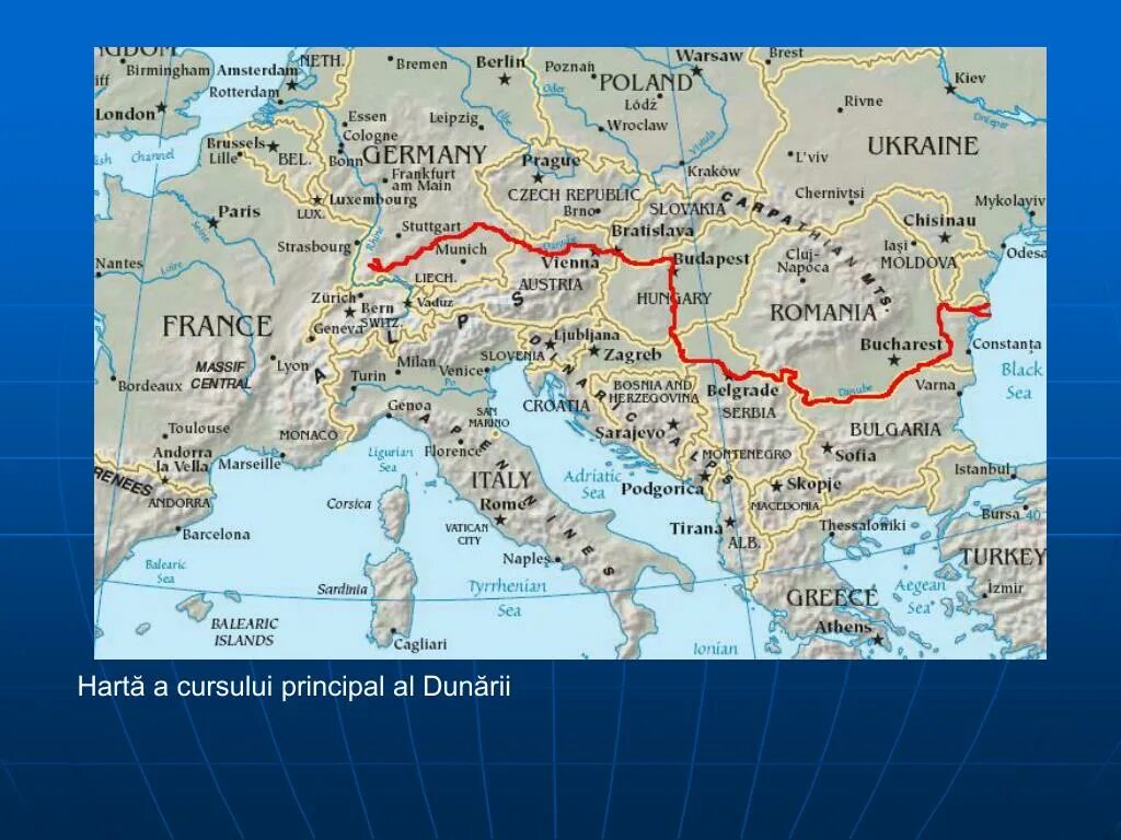 Где берет начало река дунай. Река Дунай на карте. Дунай на карте зарубежной Европы. Река Дунай на карте зарубежной Европы. Река Дунай на карте России.