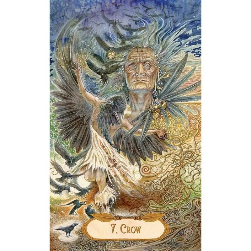 Карта крылатый. Winged Enchantment Oracle Cards.