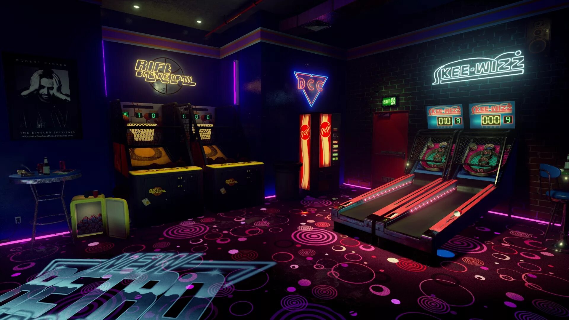 NEWRETROARCADE: Neon. Arcade 80 неон. Игровой автомат ретро Вейв. Аркадный зал 80х неон. New retro casino с апк