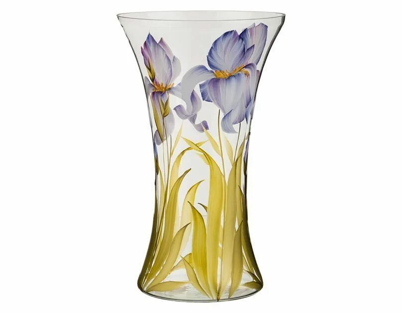 Купить вазу в нижнем тагиле. Керамикс ваза "Ирис" 26 см. Керамикс ваза "Ирис" 26,5 см. Стеклянная ваза вытянутая. Ваза ирисы.