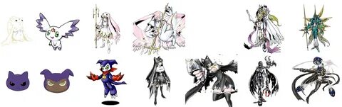 Angewomon evolution line