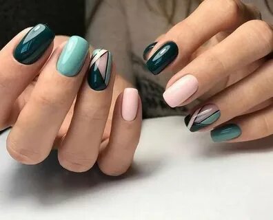 Маникюр на короткие ногти тренд