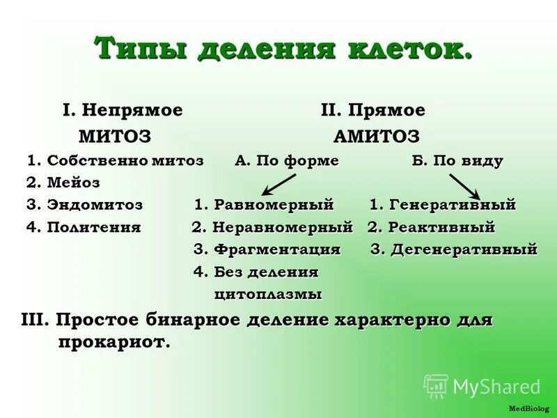 Прямое и непрямое деление клетки. Жизненный цикл клетки типы деления клеток. Значение деления клеток. Прямое и непрямое деление клетки. Прямое и непрямое деление клетки.