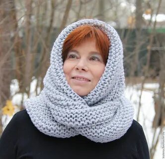 Вязанный снуд для женщин