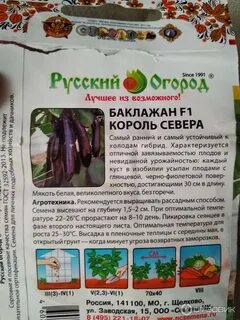 Баклажан король севера описание