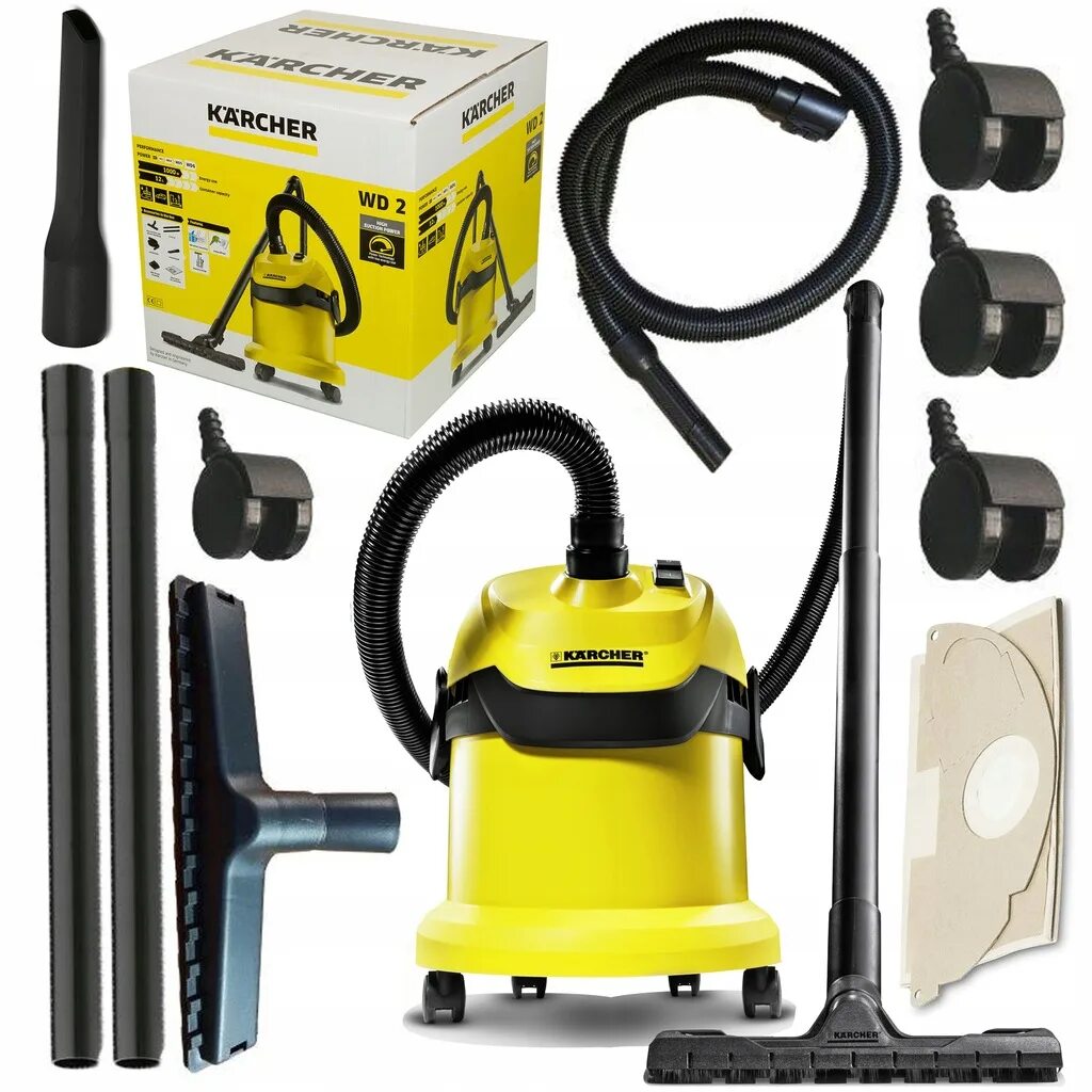 Строительный пылесос Karcher WD 2. Пылесос Karcher WD 2, 1000 Вт, 12 л. Пылесос строительный Кархер wd2. Пылесос Karcher WD 2 1000 Вт.