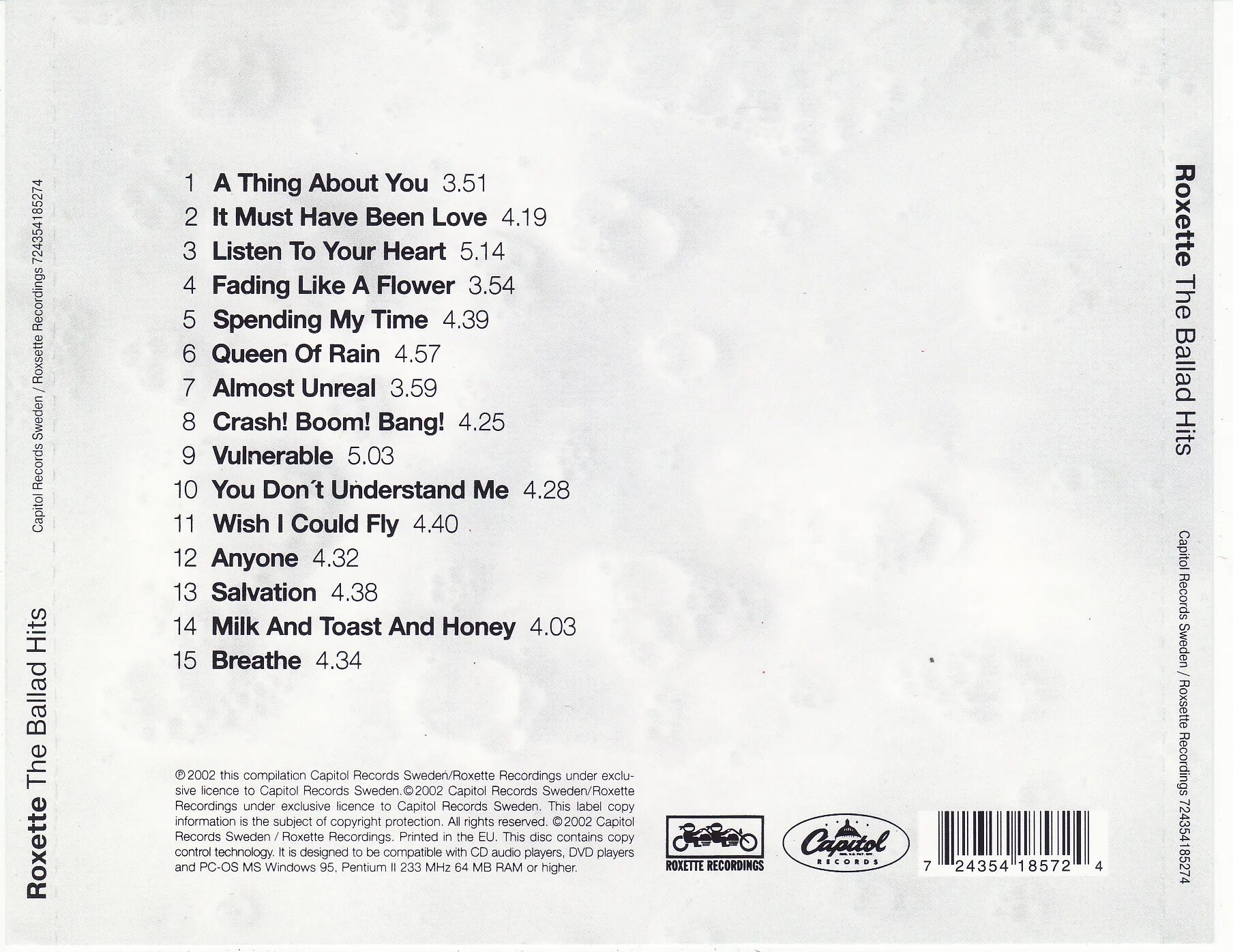 Roxette the Ballad Hits 2002. Обложки CD Roxette. Roxette crash Boom Bang. Roxette "the Ballad Hits, CD".