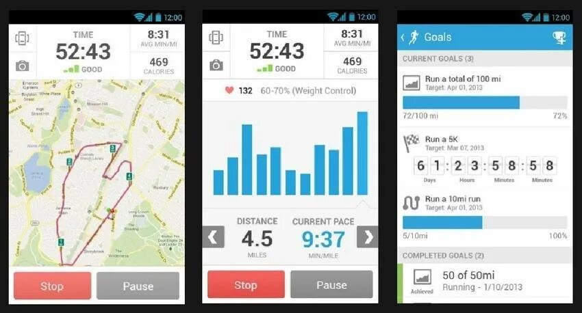 Какое приложение для ми 3. Приложение для бега. приложение для бега runkeeper. приложения для трекинга бега. скриншот приложения для бега.
