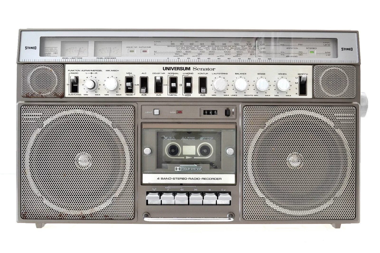 Стик universum. Universum магнитофон кассетный. Магнитофон кассетный Universum CTR-2306. Vintage Boombox Senator. Магнитофон Universum 4 Band stereo Radio.