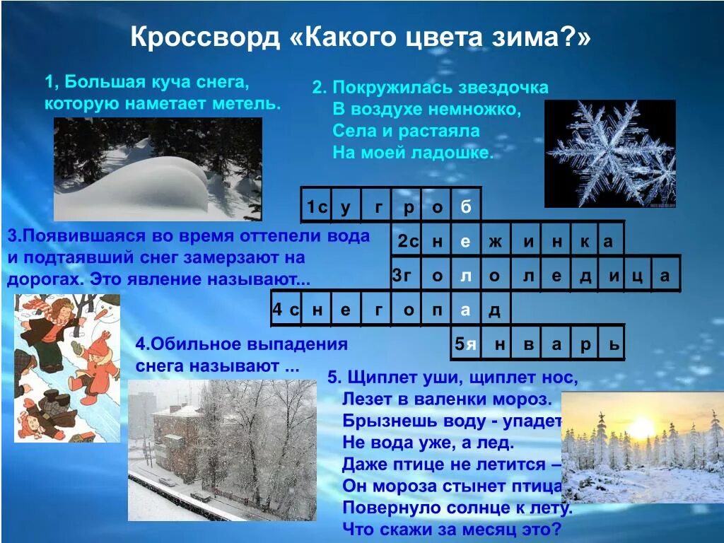 Вопрос на слово снег. Кроссворд на зимнюю тему. Кроссворд на тему зима 5 класс. Кроссворд про зиму. Кроссворд на тему зима с вопросами.