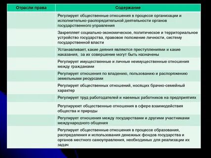 Отрасль системы законодательства