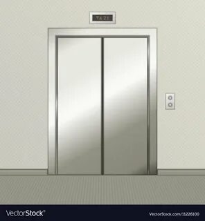 Двери лифта.