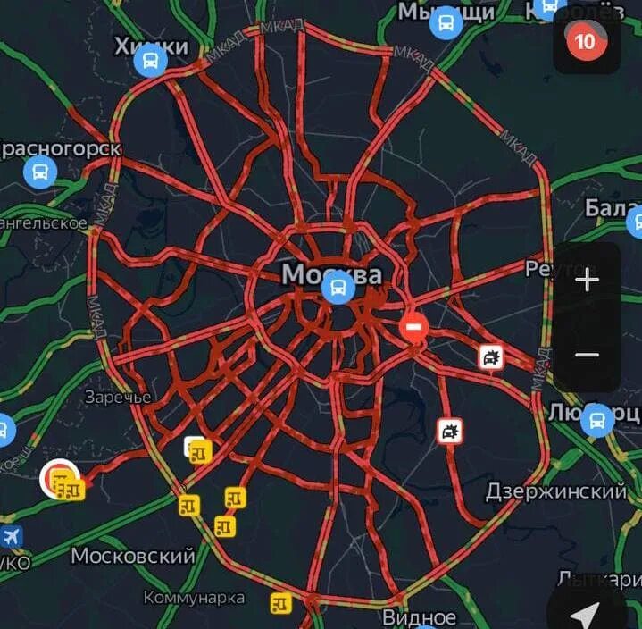 Где сейчас пробки. Пробки 10 баллов Москва. Карта Москвы пробки. Яндекс пробки 10 баллов. Навигатор 10 баллов пробки.