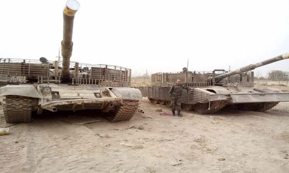 The tank firing took place with the participation of commanders of combined arms