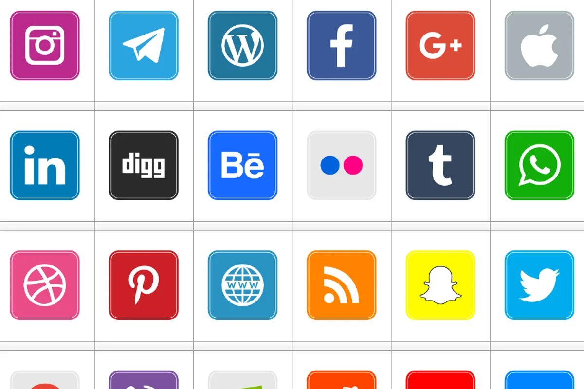 Значки соцсетей. Иконки соц сетей. Логотипы соцсетей. Социальные иконки.