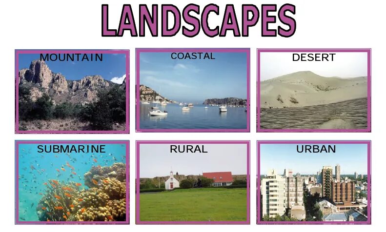 Types of natural. Types of Landscape. Types of Landscapes Vocabulary. Landscape Vocabulary. Landscape list.