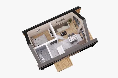 Каркасные дома 3 комнаты