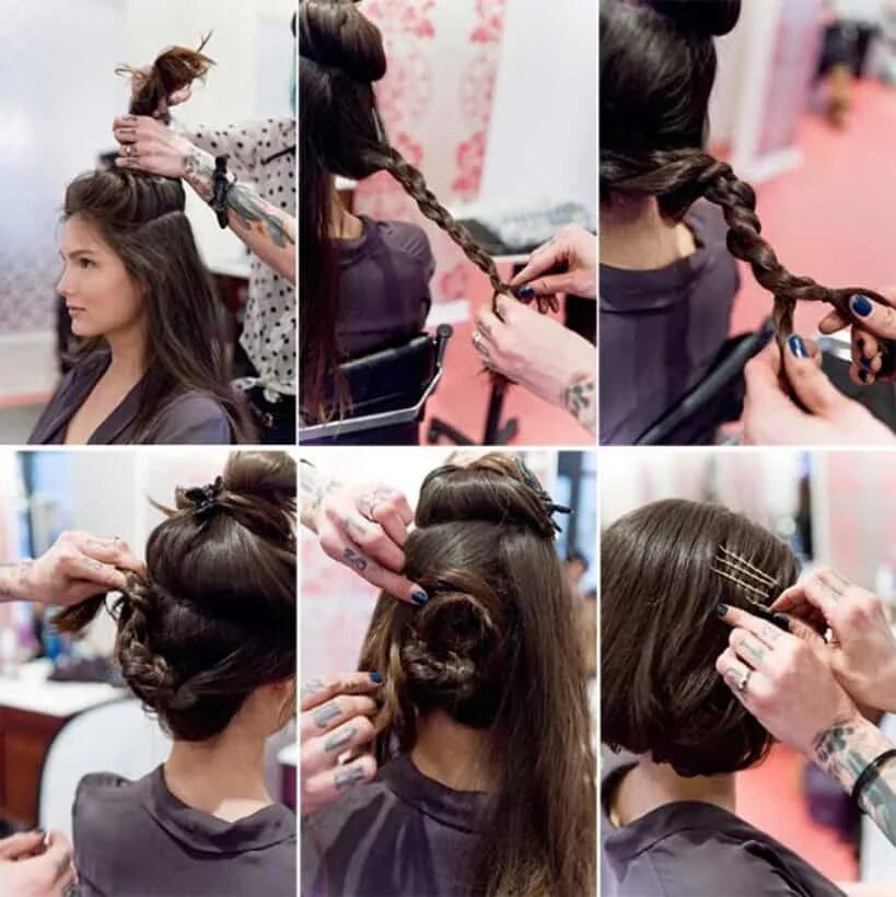 причёска два низких хвостика. прически длинные сделать короткие. прически на стрижку каскад своими руками. простая прическа на каскад. высокий хвост с челкой.