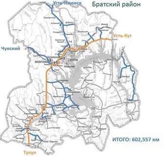 Братск центр карта