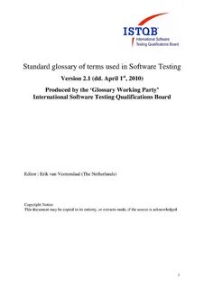 Testing terms