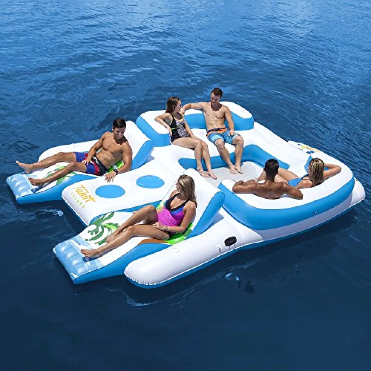 Float цена. Надувной матрас Tropical Tahiti giant 6 person Inflatable Raft Pool Lake Ocean Floating Island. Плавучий остров надувной. Raft плавучий остров. Надувной плот-остров Summer Oasis.