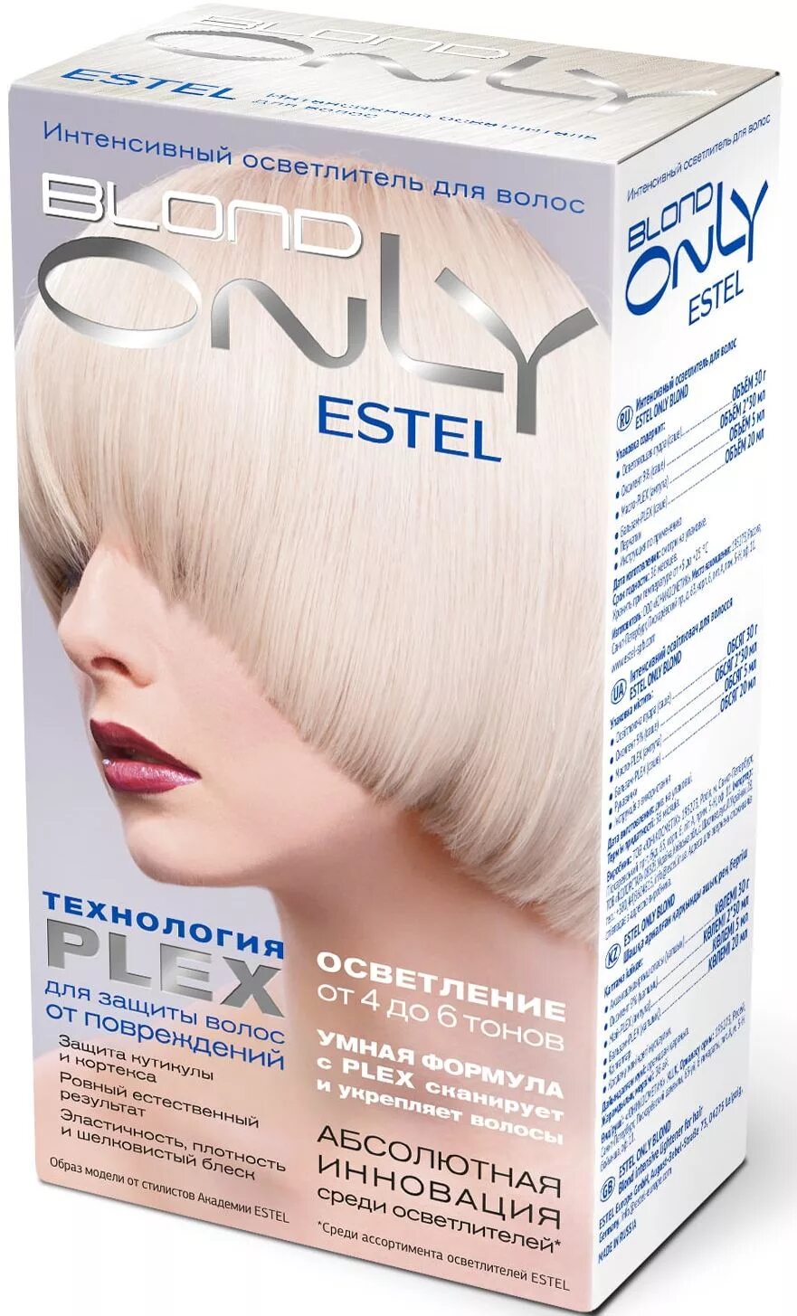 OSB интенсивный осветлитель для волос Estel only blond. Estel обесцвечивание до 6 тонов. Estel осветление осветлитель д/волос интенсивный Estel only blond. Эстель. Only blond осветлитель.