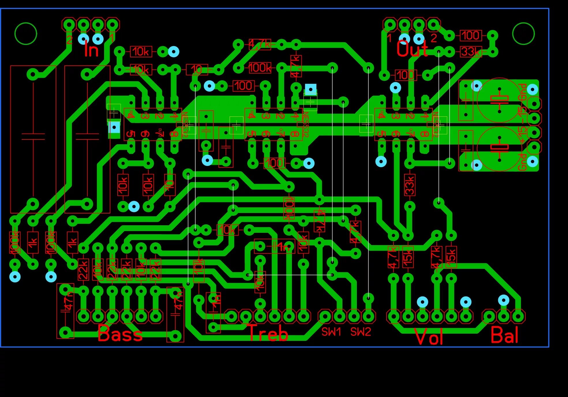 lm833 " Проекты для радиолюбителей KOMITART