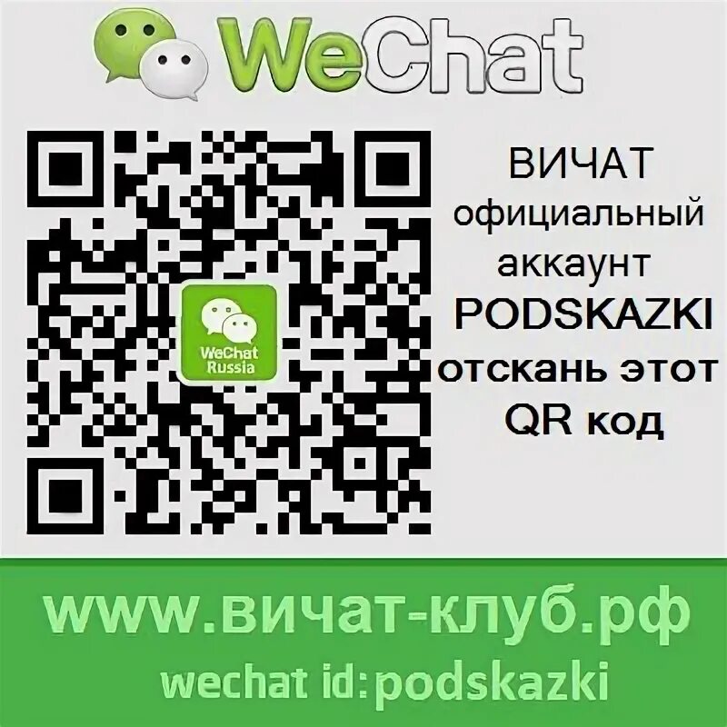 Qr код вичат