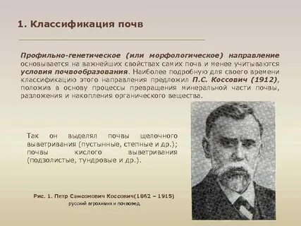 Первую классификацию