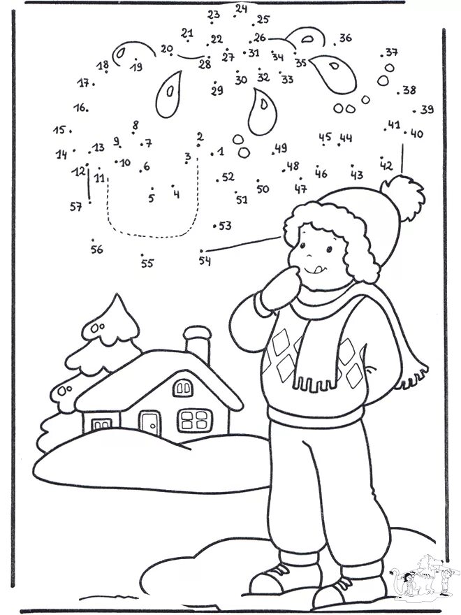 Зимние задания для дошкольников. Зимние задания для детей 6-7 лет. Новогодние раскраски с заданиями. Зимняя раскраска. Игра соединить новогодний