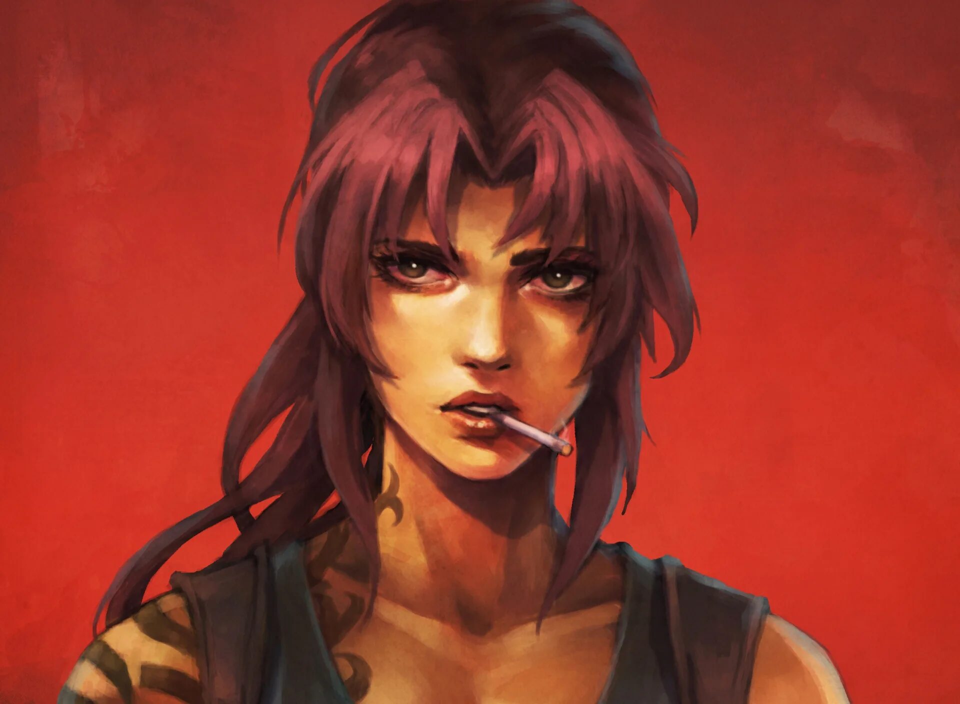 Реви. Пираты черной лагуны реви арт. реви ребекка. black lagoon revy. revy black lagoon art.