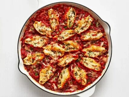 Макароны ракушки фаршированные фаршем в духовке