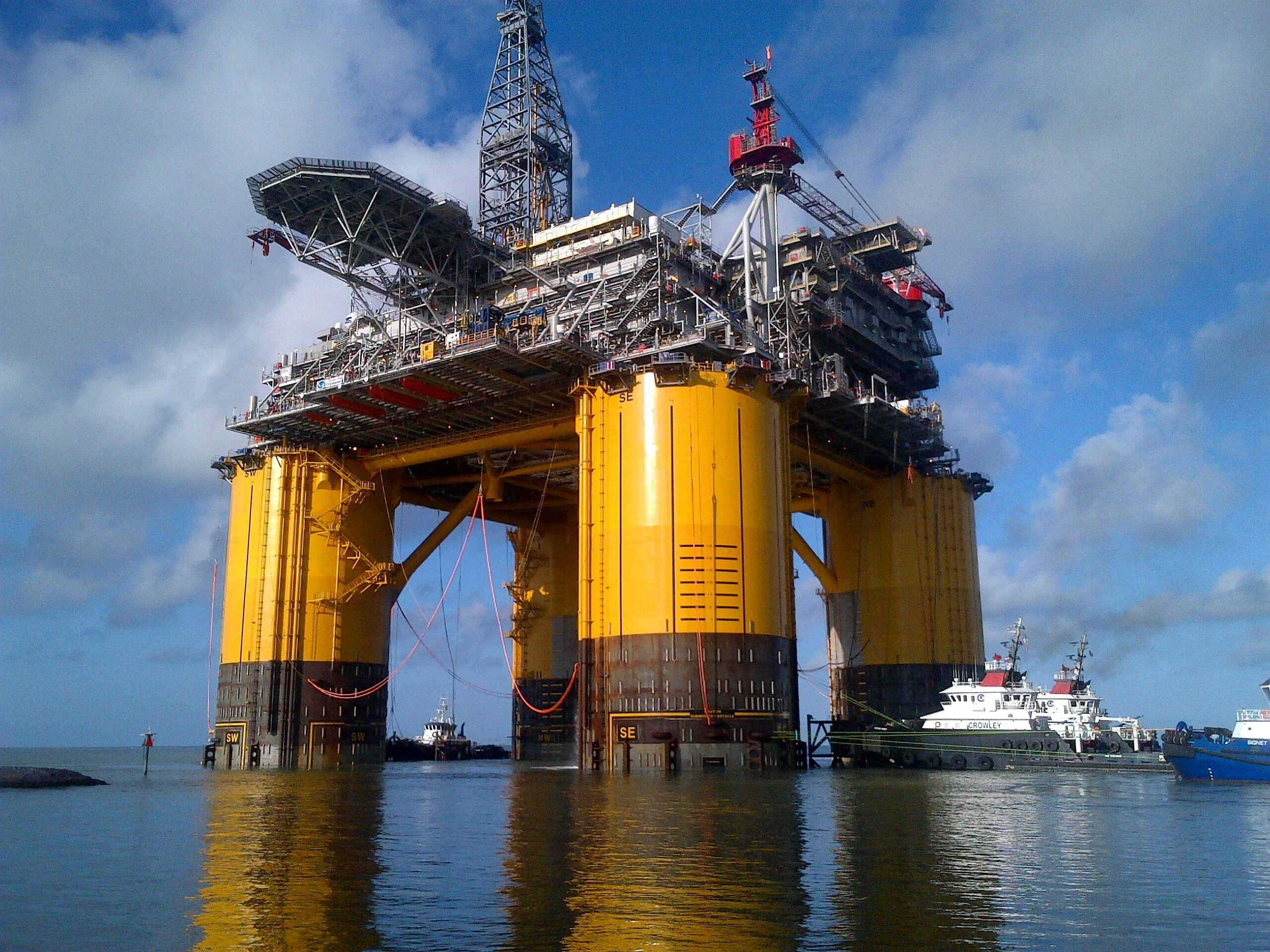 Добыча нефти и газа в океане