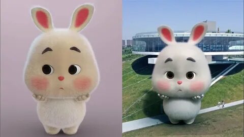 Cute fat rabbit