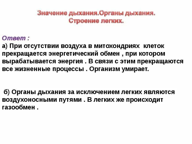 Значение лёгких. Легкие значение. Значение легких в организме. При отсутствии о2 организм погибает вследствие. Легкие значение кратко