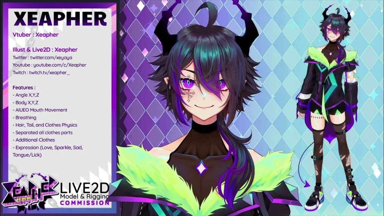 Vtuber Showcase. Shoto Vtuber. 2d Vtuber model. 2 tm2 live click