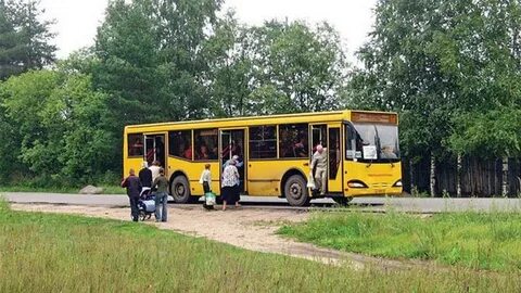 Автобус до загородного парка