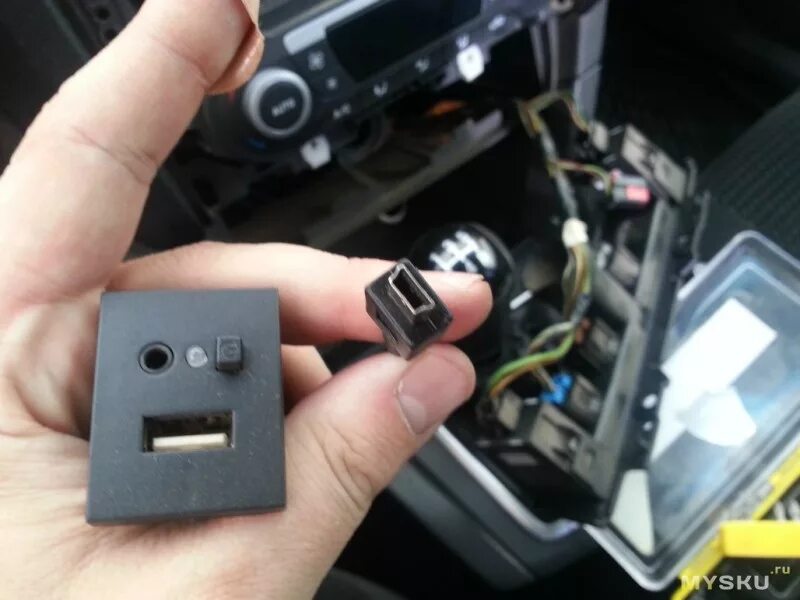 Как подключить флешку к магнитоле форд #3 Установка Bluetooth в Ford 6000cd Ford C-Max I, 1,6 л, 2008 года автозвук D