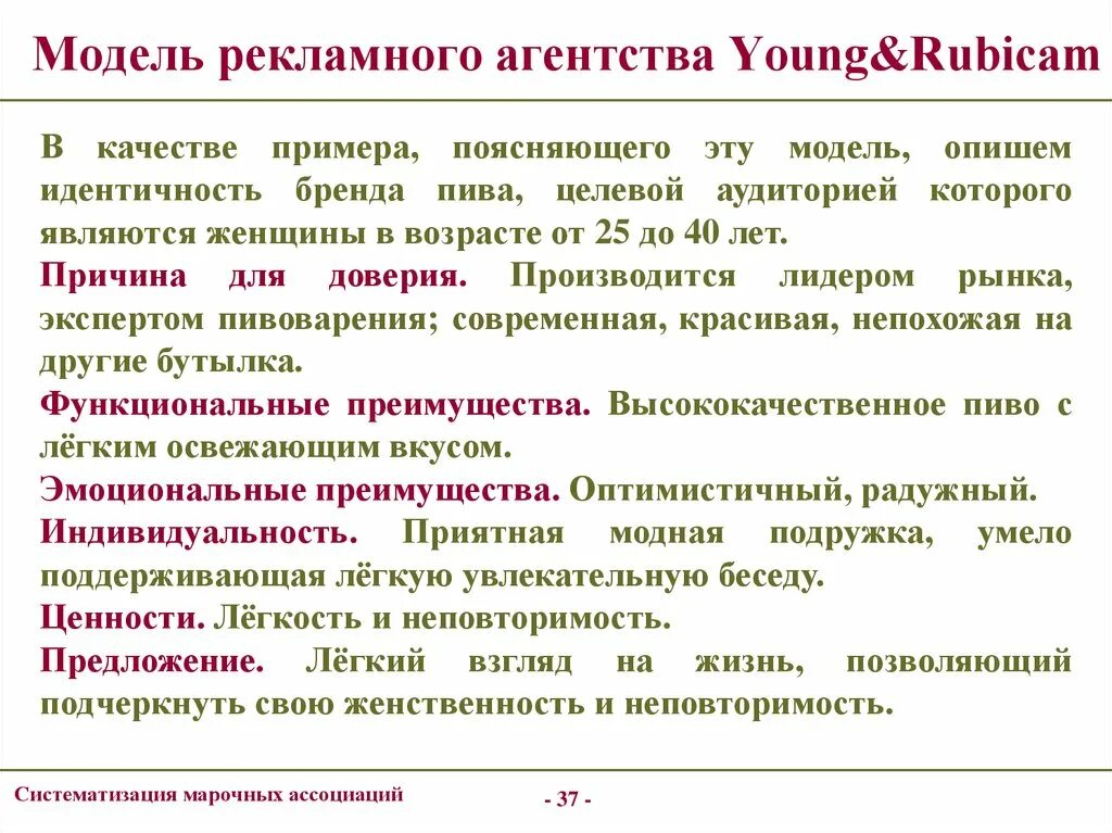Модель ассоциации. Агентство young rubicam. модель идентичности бренда д аакера. целевая аудитория марочные ассоциации. марочные ассоциации бренда пример.