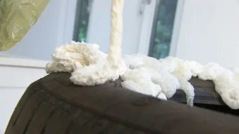 Укладка монтажной пеной